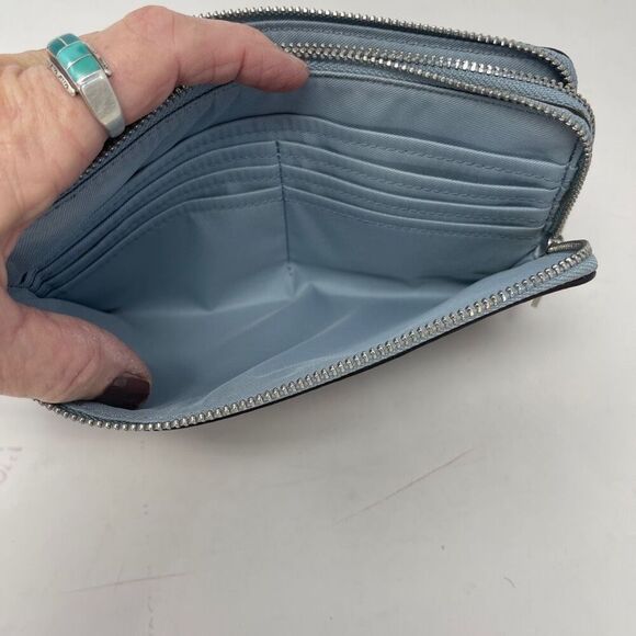 NWT Coach Corner Zip Wristlet In Signature Chambray CH371 | eBay Coach - Double Corner Zip Wristlet In Signature Canvas NWOT